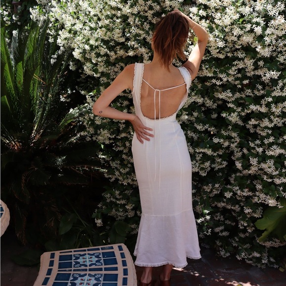 RARE Fait par Foutch linen dress - Picture 2 of 5